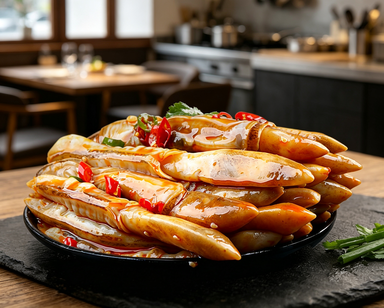 Braised Fish Skin Snack