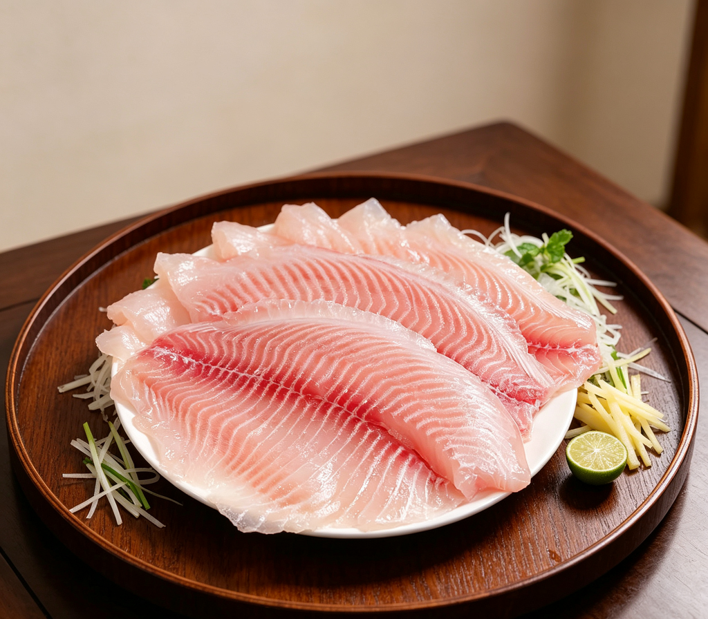 Fresh Pink Tilapia Fillets