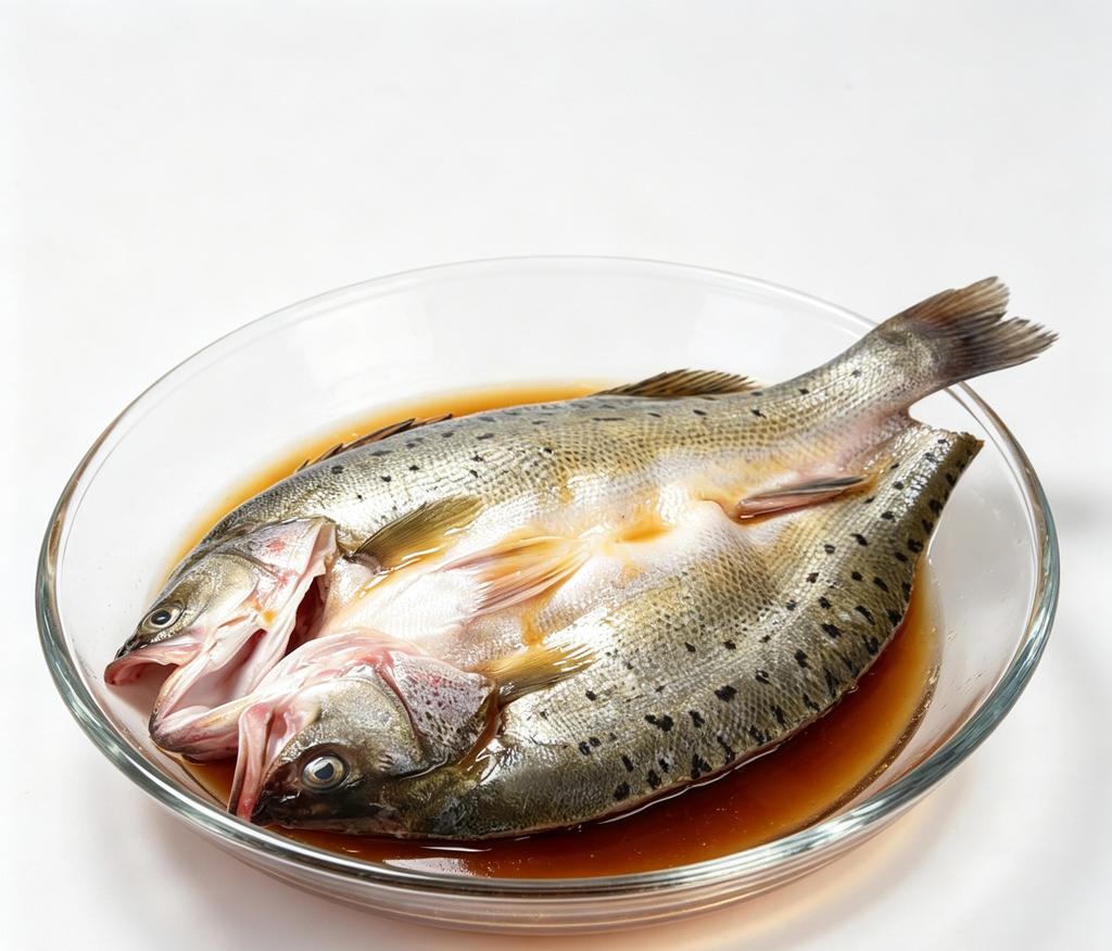 Fresh Whole Bass Fish