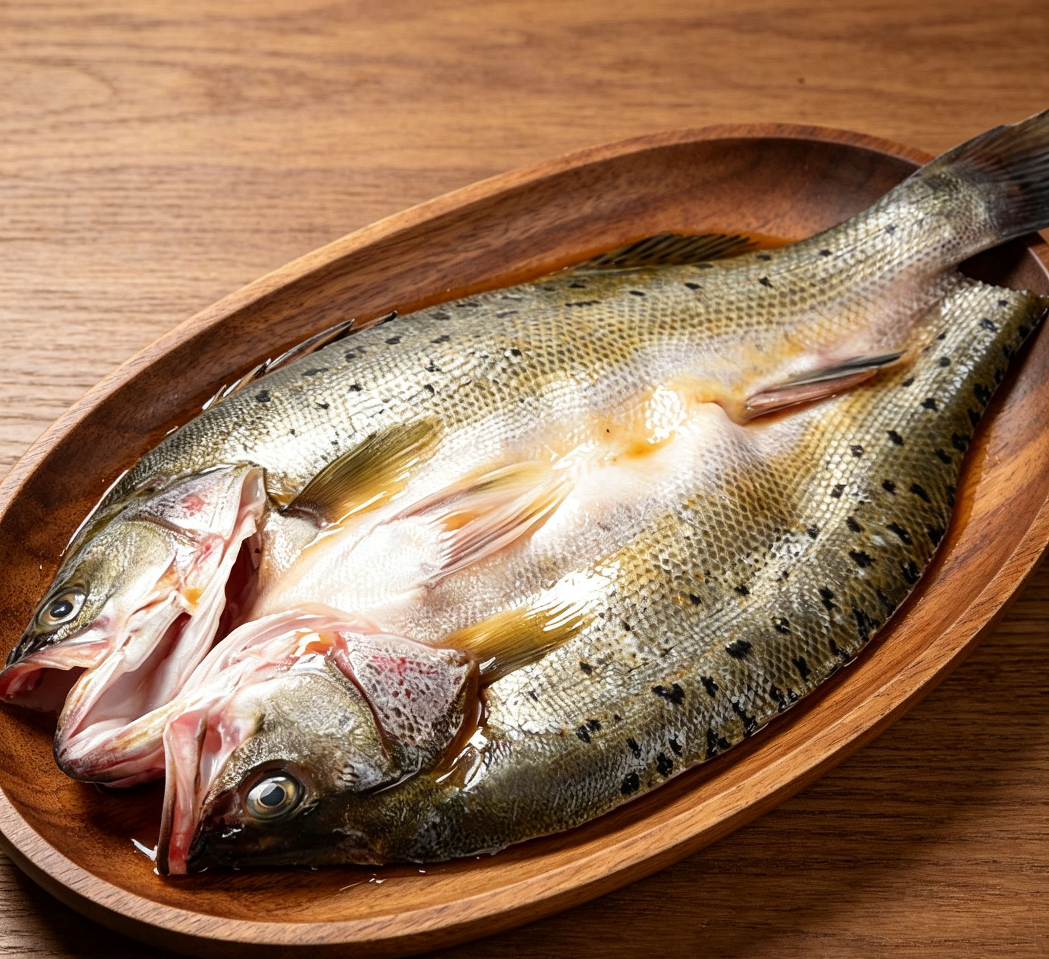 Fresh Whole Bass Fish
